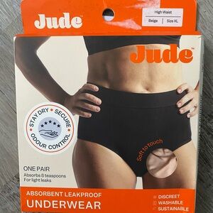 Jude Absorbent Leak Proof
Underwear High Waist Brief , Beige Size
2XL